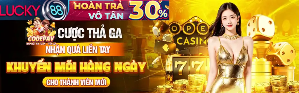 Thưởng chào mừng đá gà lucky 6868